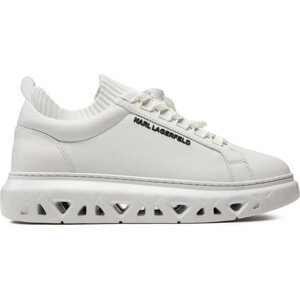 Sneakersy KARL LAGERFELD KL54535 White Lthr/Mono 01W