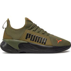 Boty Puma Soft Premier Slip-On 376540 17 Olive Drab/Neon Sun/Black