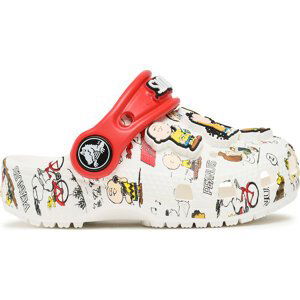 Nazouváky Crocs Crocs Peanuts Classic Clog T 208631 White/Multi 94S