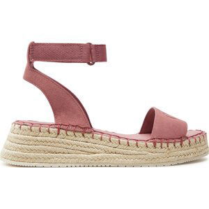 Espadrilky Calvin Klein Jeans Sporty Wedge Rope Su Con YW0YW00977 Ash Rose TQY