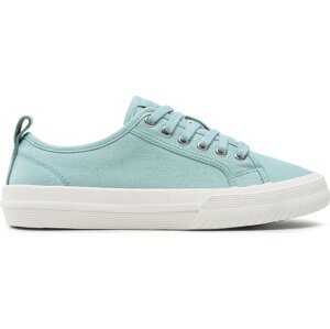 Tenisky Clarks Roxby Lace 26164981 Turquoise Canvas