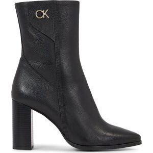 Polokozačky Calvin Klein Cup Heel Ankle Boot W/Hw 80 HW0HW01750 Ck Black BEH