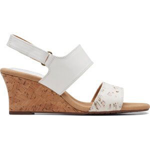 Sandály Clarks Kyarra Faye 26171238 White Leather