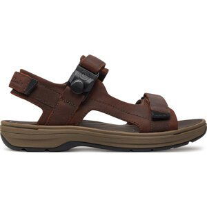 Sandály Clarks Saltway Trail 26176905 Dark Brown Lea