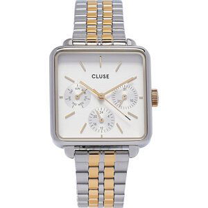 Hodinky Cluse La Tétragone CW13803 Silver/Gold