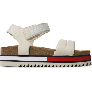 Sandály Tommy Jeans Flag Outsole Tommy Jeans Sandal EN0EN02122 Light Silt ACU