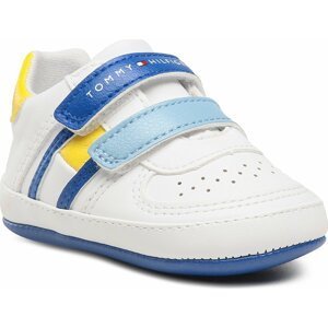 Sneakersy Tommy Hilfiger Flag Velcro Shoe T0B4-32817-1582 White/Blue/Yellow Y836