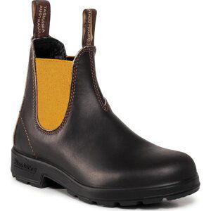 Kotníková obuv s elastickým prvkem Blundstone 1919 Brown/Mustard