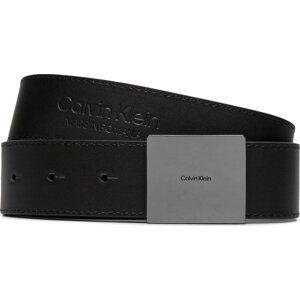 Pánský pásek Calvin Klein Adj Casual Plaque 35Mm K50K511353 Ck Black BEH