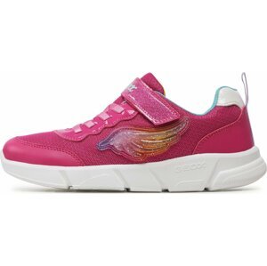 Sneakersy Geox J Aril Girl J35DLD0AS54C8238 DD Fuchsia/Multicolor