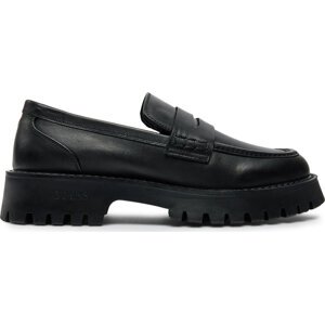 Loafersy Guess FM8GOM LEA12 Černá