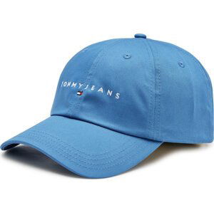 Kšiltovka Tommy Jeans Tjm Linear Logo 6-Panel Cap AM0AM12894 Modrá