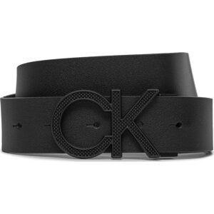Pánský pásek Calvin Klein Adj Ck Pique Metal 35Mm K50K511336 Černá