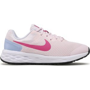 Běžecké boty Nike Revolution 6 Nn (GS) DD1096 600 Růžová