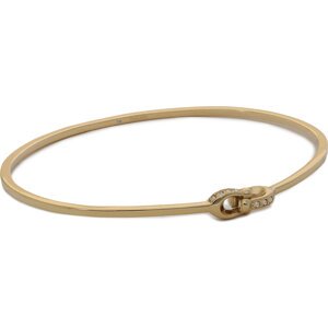 Náramek Coach Interlock Pave C Bangle Bracelet 37440615GLD710 Zlatá