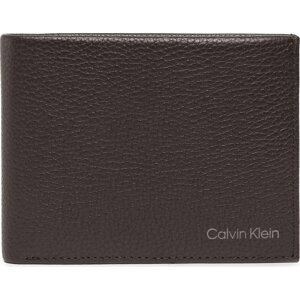 Velká pánská peněženka Calvin Klein Warmt Bifold 5Cc W/Coin L K50K507896 Hnědá
