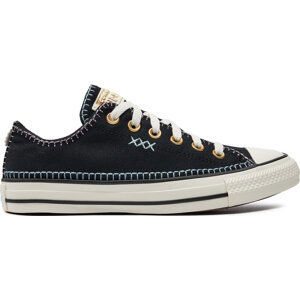 Plátěnky Converse Chuck Taylor All Star Crafted Stitching A07546C Černá