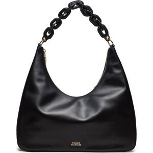 Kabelka Tommy Hilfiger Soft Leather Hobo AW0AW16292 Černá