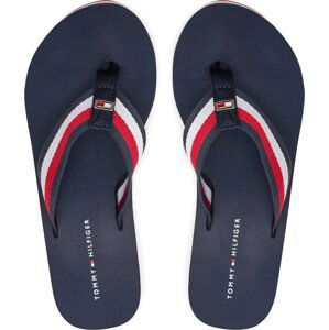 Žabky Tommy Hilfiger Corporate Wedge Beach Sandal FW0FW07987 Barevná