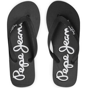 Žabky Pepe Jeans Bay Beach Basic M PMS70128 Černá