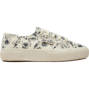 Tenisky Superga Sketched Flowers 2750 S6122NW Béžová