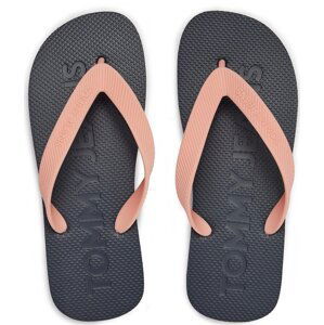 Žabky Tommy Jeans Tjw Logo Flip Flop EN0EN02447 Růžová