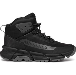 Kotníková obuv Geox J Flexyper Plus Boy J46LCA 0FU50 C0005 M Černá