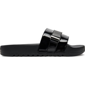 Nazouváky Calvin Klein Pool Slide Iconic Plaque HM0HM01444 Černá