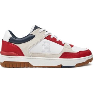 Sneakersy Tommy Hilfiger Th Basket Street Block FM0FM05117 Barevná