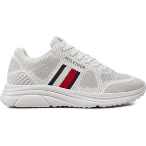 Sneakersy Tommy Hilfiger Modern Runner Knit Evo Ess FM0FM05245 Bílá