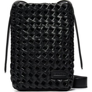 Kabelka Calvin Klein Ck Braided Mini Bag K60K612172 Černá