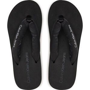 Žabky Calvin Klein Jeans Beach Wedge Sandal Padded Ny YW0YW01397 Černá