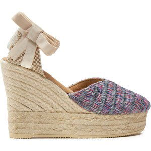 Espadrilky Manebi Acapulco Heart-Shaped Wedge Espadrilles G 0.6 WH Růžová