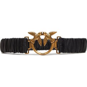 Dámský pásek Pinko Ondina Ruffle H4 Belt 20232 PLT01 102149 A0N9 Černá