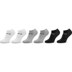 Sada 6 párů dámských nízkých ponožek Reebok Act Core Inside Sock GH8165 Bílá