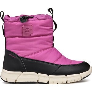 Sněhule Geox J Flexyper Girl B Ab J46APB 0FU54 C8062 S Růžová