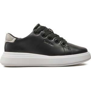 Sneakersy Calvin Klein Cupsole Lace Up Lth HW0HW02085 Černá