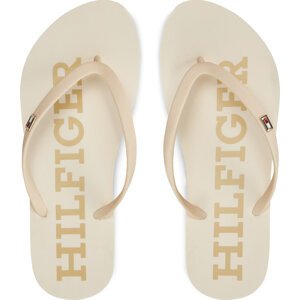 Žabky Tommy Hilfiger Strap Beach Sandal FW0FW07901 Béžová