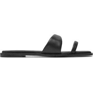 Nazouváky Calvin Klein Flat Slide Lth HW0HW02071 Černá