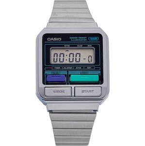 Hodinky Casio Vintage 80s A120WE-1AEF Stříbrná