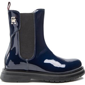 Kozačky Tommy Hilfiger Chelsea Boot T4A5-32408-0775 M Tmavomodrá