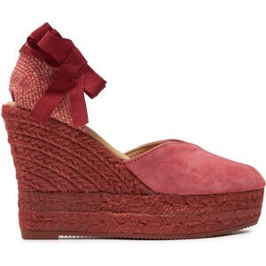 Espadrilky Manebi Hamptons Heart-Shaped Wedge Espadrilles W 2.1 WH Růžová