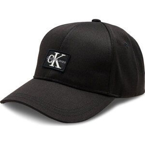 Kšiltovka Calvin Klein Jeans Mono Logo Patch Cap K60K612381 Černá