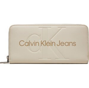 Velká dámská peněženka Calvin Klein Jeans K60K607634 Écru