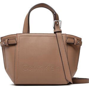 Kabelka Calvin Klein Minimal Hardware Mini Tote K60K609847 Hnědá