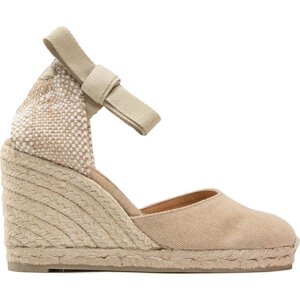 Espadrilky Castañer Carina/8/002 021642-2017 Béžová