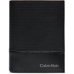 Malá pánská peněženka Calvin Klein Ck Remote Bifold 6Cc W/Coin K50K512422 Černá