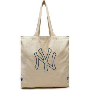 Kabelka New Era Mlb Canvas Tote Entry Nyy 60503761 Béžová