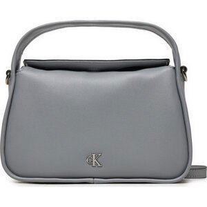 Kabelka Calvin Klein Metal Mono Mini Block20 W/Flap K60K612246 Šedá