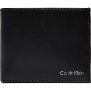 Velká pánská peněženka Calvin Klein Ck Smooth Bifold 5Cc W/Coin K50K512076 Černá